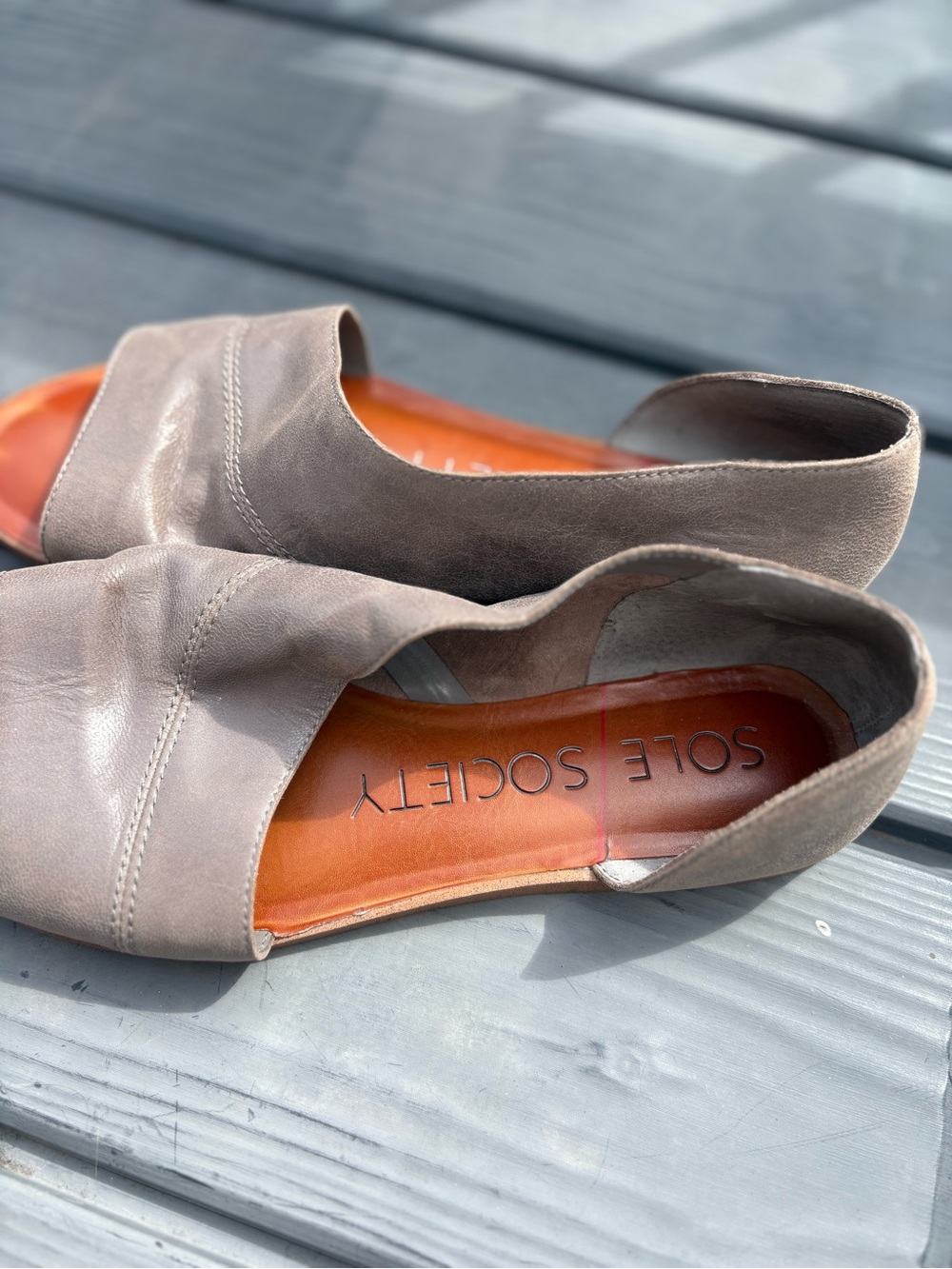 Sole Society Colvan Sandals - Size 8 - Picture 3 of 5